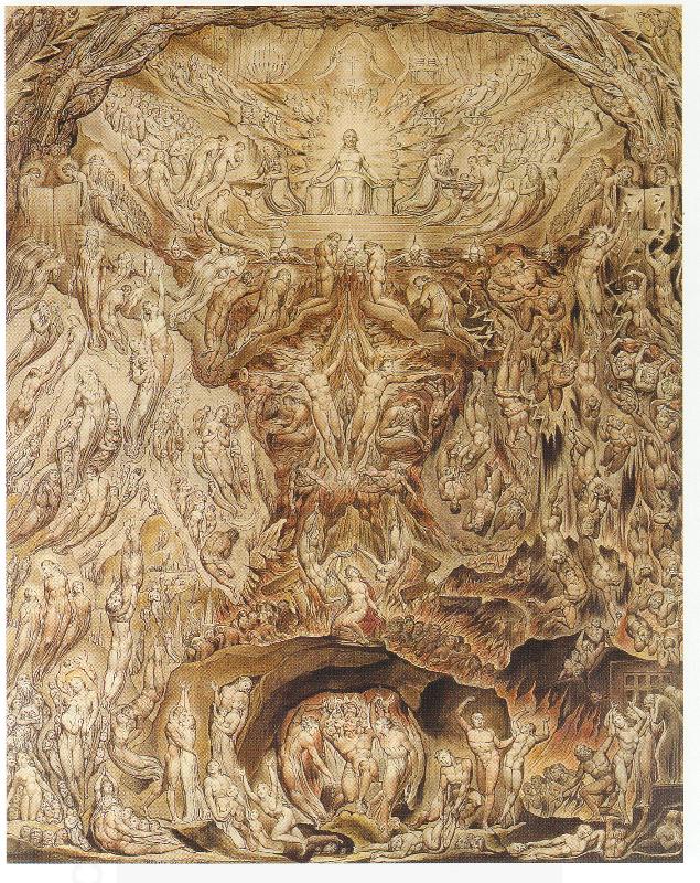 William Blake A Vision of the Last Judgment China oil painting art